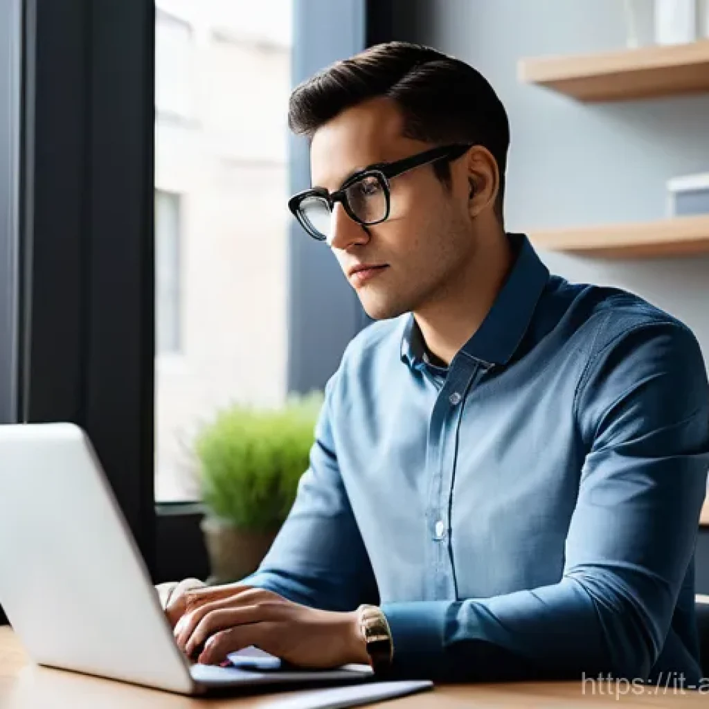 행정관리사 직무 경험 인터뷰 - **Prompt:** "A focused professional, mid-30s, gender-neutral, dressed in smart business casual attir...