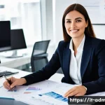 행정관리사로 커리어 체인지 성공 - **Prompt 1: The Modern Italian Administrative Professional at Work**
    "A vibrant, eye-level shot ...